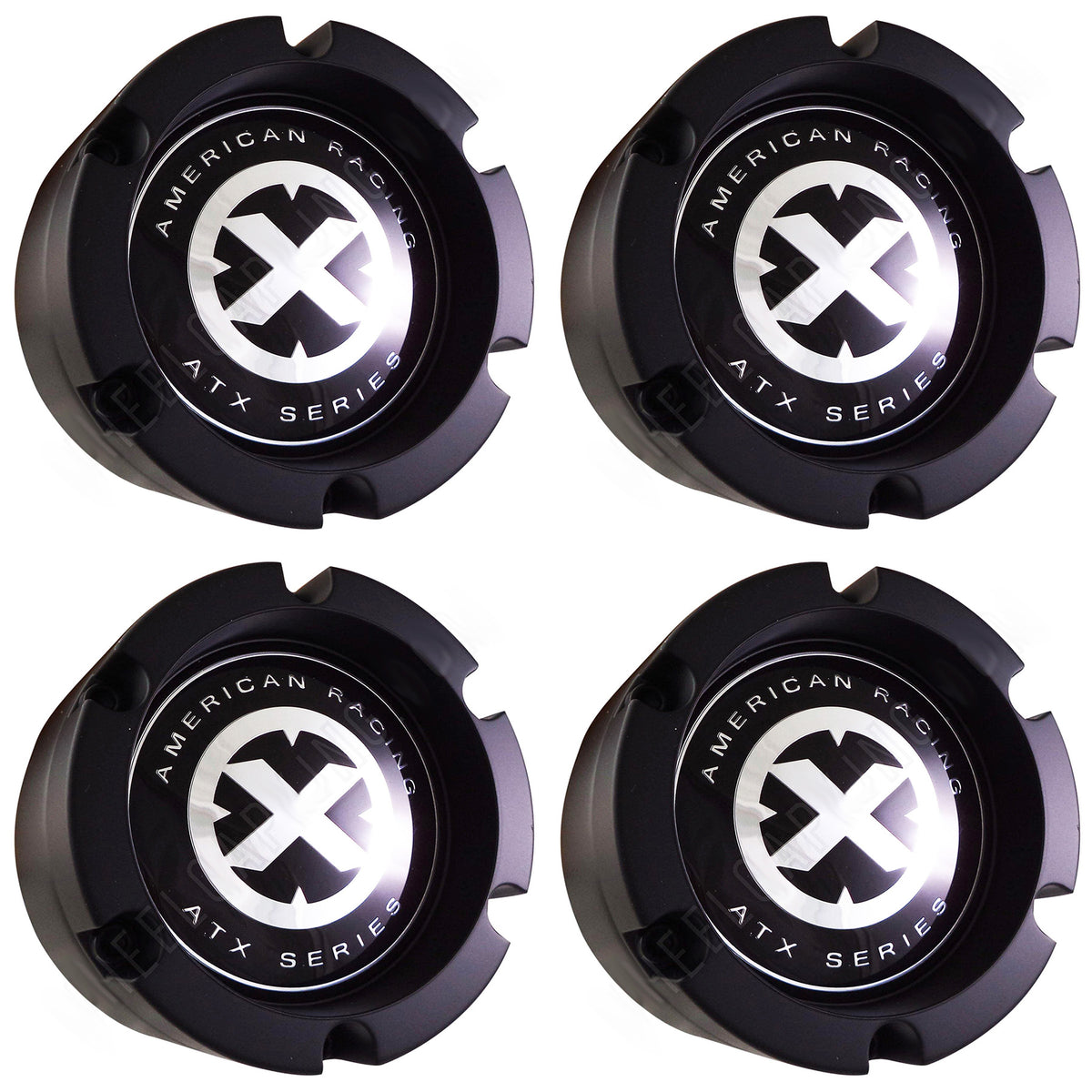 American Racing ATX Series Black Custom Wheel Center Cap Caps 
