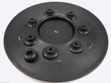 ROCKSTARR Wheels Gloss Black Custom Wheel Center Cap # CAP515L185 (4 CAPS) - Wheelcapking