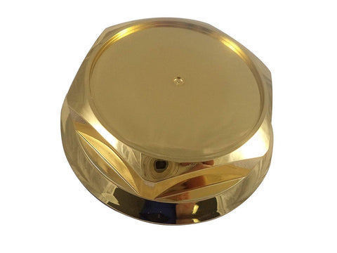Prime Wheels Gold Hex Nut # PW-28H (4 CAPS) NO Logo - Wheelcapking