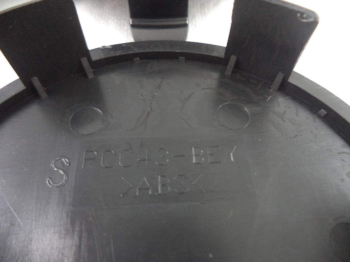 Beyern Wheels Flat Black Custom Wheel Center Caps PCC43BEY (4 CAPS