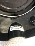 Ultra Motorsports Wheels Flat Black / Gloss Logo Wheel Center Cap # 89-9750SBB (4 CAPS) - Wheelcapking