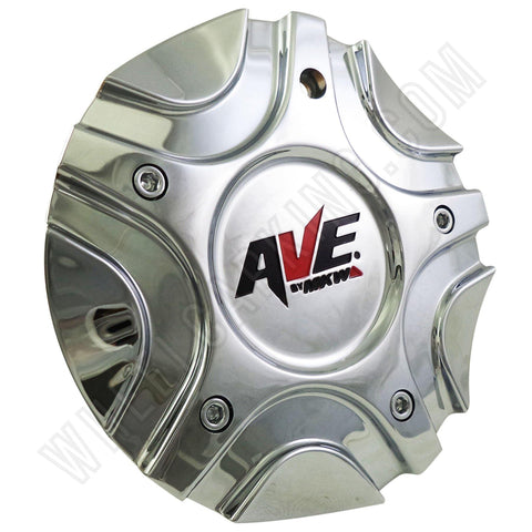 AVE by MKW Wheels Chrome Custom Wheel Center Cap Caps Set 4 # C-022 - Wheelcapking