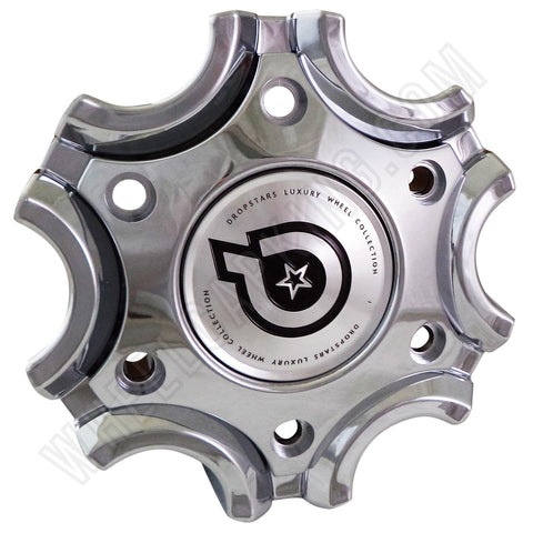 Dropstars Wheels Chrome Custom Wheel Center Cap # DS05260011-1 NEW! - Wheelcapking