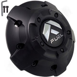 Fuel Offroad Wheels Flat Black Custom Wheel Center Caps # 1003-81MBR (4 CAPS)