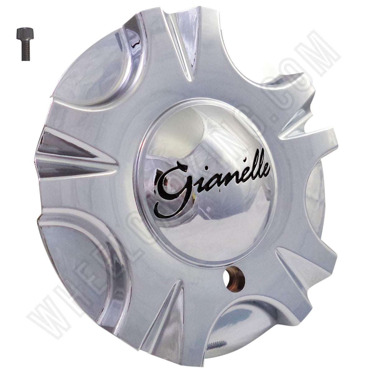 Gianelle Wheels Chrome Custom Wheel Center Cap A203 (4 CAPS