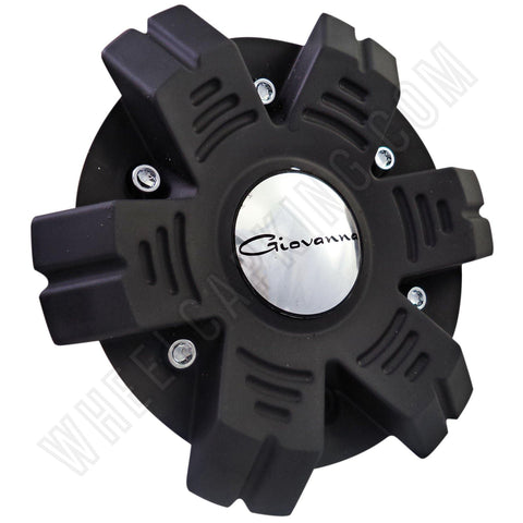 Giovanna Canelli Wheels Black Custom Wheel Center Cap Set 4 # 899L204 / 24" - Wheelcapking