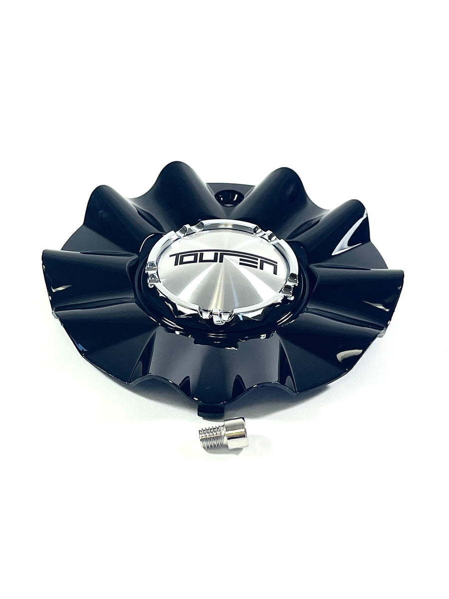 Touren Wheels Rim Center Hub Cap Gloss Black 3222 TR22 Wheels C10322