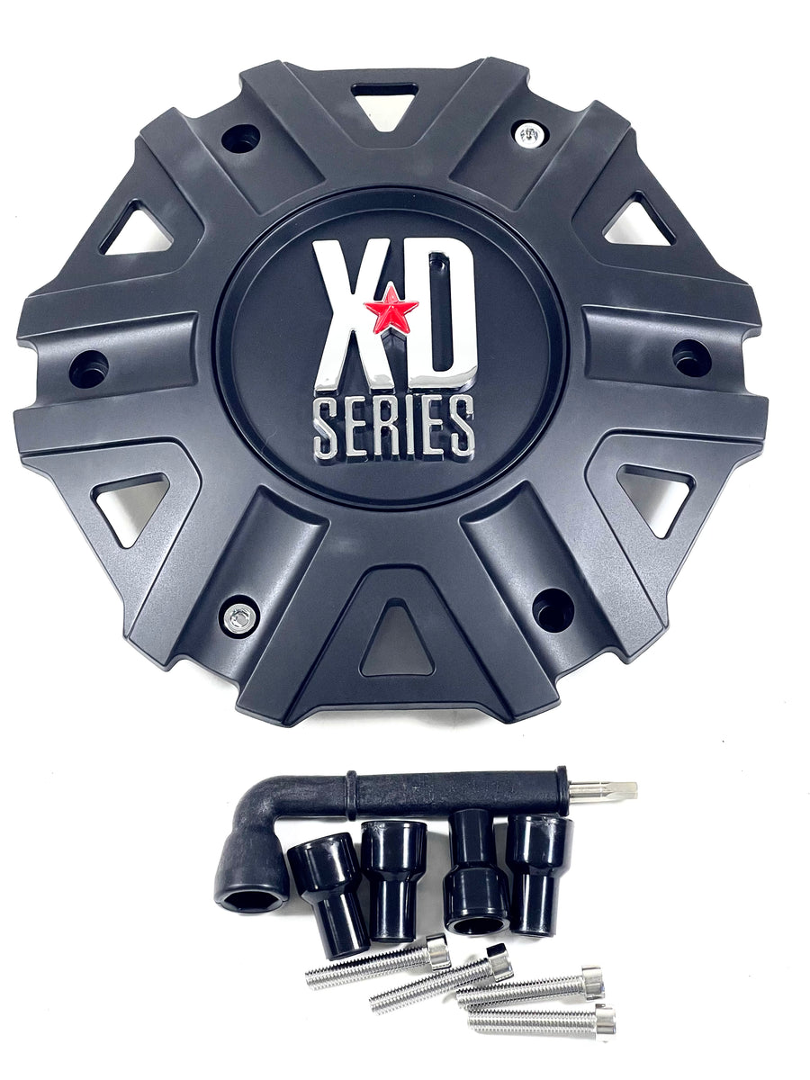 KMC XD Series Wheel Center Cap Satin / Matte Black XD822 Monster