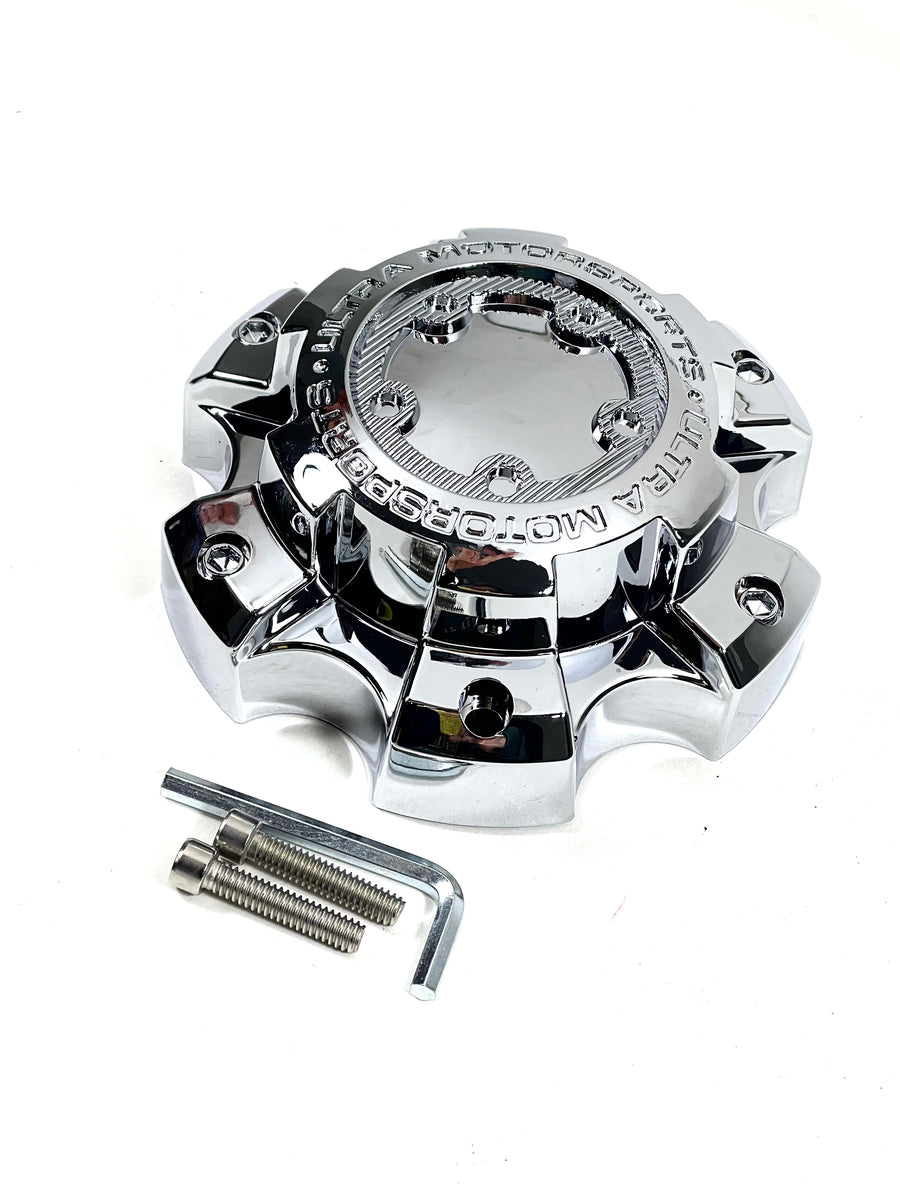 Ultra Motorsports # 89-9865 Chrome Wheel Hub Center Cap Rim 6 Lug