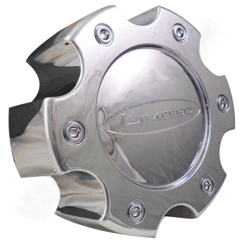 Limited Wheels Chrome Custom Wheel Center Cap # LZ-053-6H-2 (1 CAP)