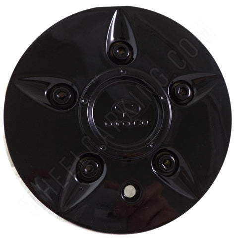 Lorenzo Wheels Gloss Black Custom Wheel Center Cap # BC-488 / 1000 WL06 (1 CAP) - Wheelcapking