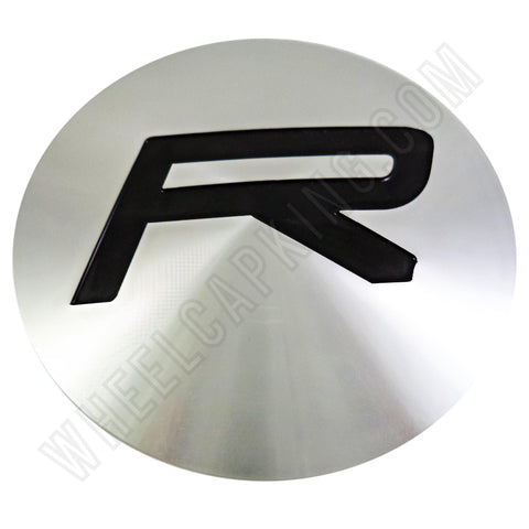 Rovos Wheels Silver Custom Wheel Center Cap # GB-R (1 CAP) - Wheelcapking