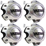 Ultra Motorsports Wheels Chrome Wheel Center Cap Caps # 89-9765 (4 CAPS) 6 LUG