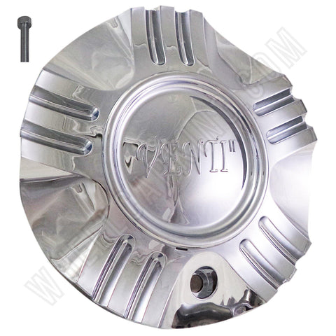 Venti Wheels Chrome Custom Wheel Center Caps # C-055-1-1 / S1050-NS01 (1 CAP) - Wheelcapking