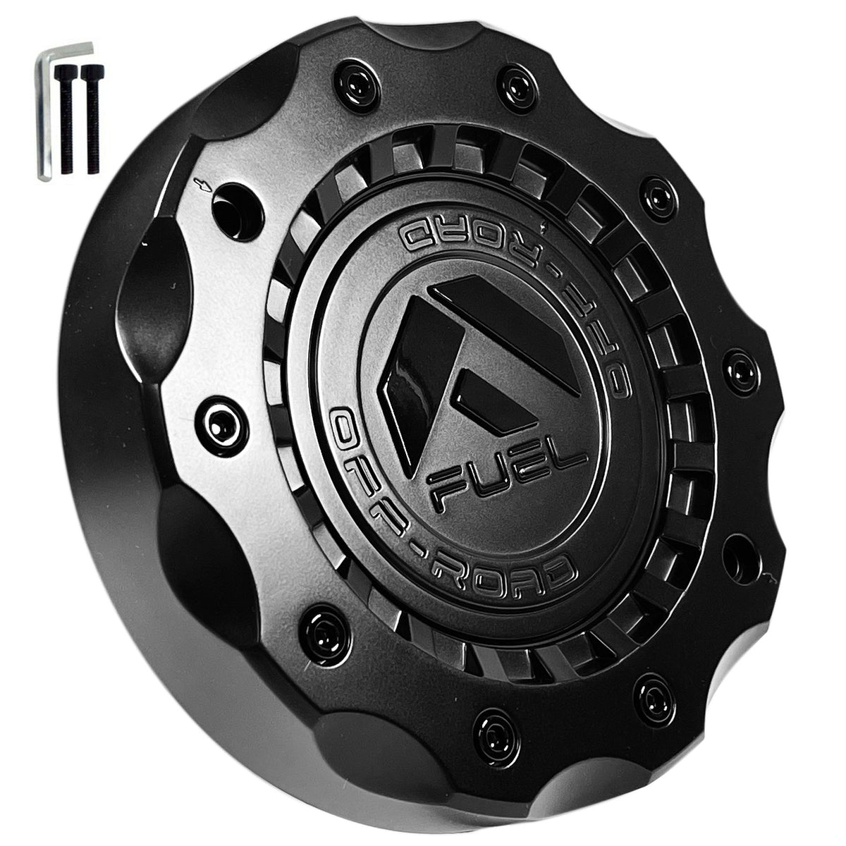 Fuel OffRoad Wheels Black Wheel Center Cap 100592BLD for 5/6L D7