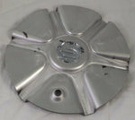 Strada Wheels Gloss Black / Silver Custom Wheel Center Cap Caps # S07 (1 CAP) - Wheelcapking