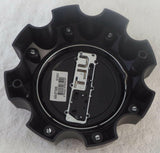 Ultra Motorsports Wheels Flat Black Custom Wheel Center Cap # 89-9778 (1 CAP) - Wheelcapking