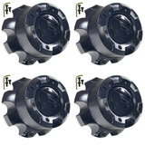 Fuel Offroad Wheels Flat Black / Gloss Black Logo Custom Wheel Center Cap # 1001-60BLD / 1000-55 (4 CAPS)