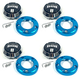 DUB Wheels 'Floater' Chrome Custom Wheel Center Cap # 1002-35-C (4 CAPS)