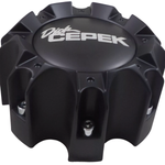 Dick Cepek Wheels Flat Black Wheel Center Cap # CAP-WX05-165.1-170-8H / NEW