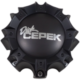 Dick Cepek Wheels Flat Black Wheel Center Cap # CAP-WX05-165.1-170-8H / NEW