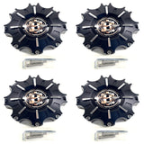Ballistic Off-Road Wheel Center Cap Matte Black 8 Lug WX-11-CAP SGD0010 (4 CAPS) + SCREWS