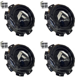 Fuel Wheels Gloss Black Wheel Center Cap # 1005-29GB / 1003-37 (4 CAPS) NEW