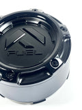 Fuel Gloss Matte Black Wheel Center Cap Snap Open-End Closed-End # 1005-50SGBLD (4 CAPS)