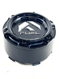 Fuel Gloss Matte Black Wheel Center Cap Snap Open-End Closed-End # 1005-50SBLD (1 CAP)