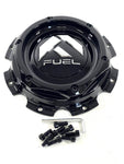 Fuel Wheels Gloss Black Wheel Center Cap # 1005-29GB / 1003-37 (4 CAPS) NEW