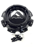 Fuel Wheels Gloss Black Wheel Center Cap # 1005-29GB / 1003-37 (4 CAPS) NEW
