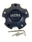 Ultra / FX Motorsports Wheels Flat Black Wheel Center Cap # 89-9755 (1 CAP)