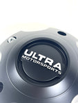 Ultra / FX Motorsports Wheels Flat Black Wheel Center Cap # 89-9755 (1 CAP)