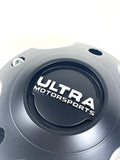 Ultra / FX Motorsports Wheels Flat Black Wheel Center Cap # 89-9755 (1 CAP)