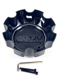 Ultra Motorsports Wheels Flat Black / Black logo Wheel Center Cap # 89-9778SBB (1 CAP)