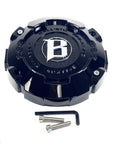 Ballistic Off-Road Gloss Black Wheel Center Cap CAP OR-NB-1 + SCREWS