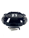 Ballistic Off-Road Gloss Black Wheel Center Cap CAP OR-NB-1 + SCREWS