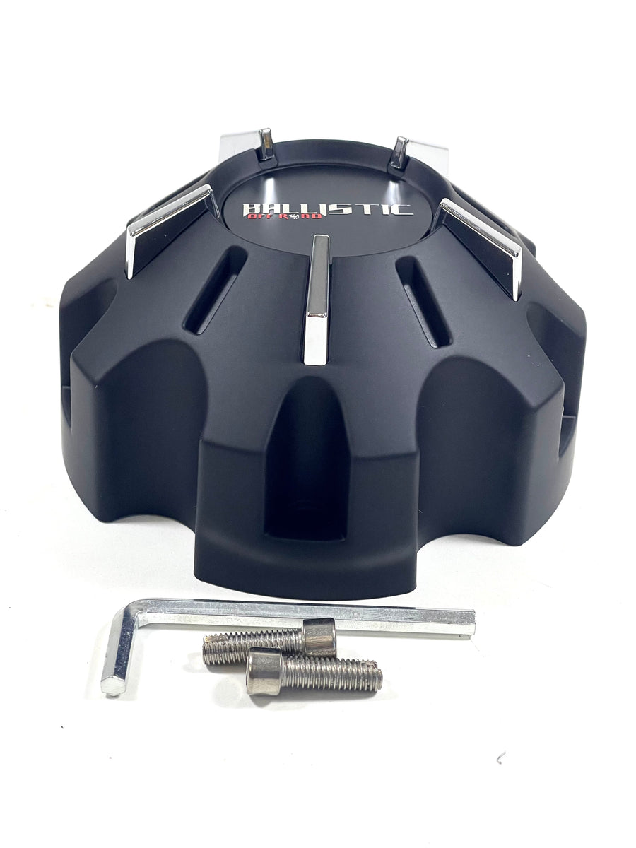 Ballistic OffRoad Wheel Center Cap Matte Black WX10CAP (1 CAP) + SC