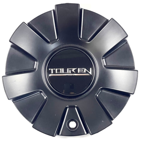 Touren C1032603MB Wheel Rim Center Hub Cap Matte Black (1 CAP)