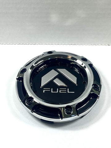 Fuel Off-Road Gloss Black / Chrome Wheel Center Cap 1006-78GB SNAP IN NEW