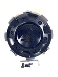 Fuel Offroad Wheels Flat Black / Gloss Black Logo Custom Wheel Center Cap # 1001-60BLD / 1000-55 (4 CAPS)
