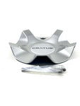 Cratus Wheels Silver Wheel Rim Center Cap # CAP CR-105 (1 CAP) + BOLT