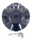 Cratus Wheels Silver Wheel Rim Center Cap # CAP CR-105 (1 CAP) + BOLT
