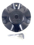Cratus Wheels Silver Wheel Rim Center Cap # CAP CR-105 (1 CAP) + BOLT
