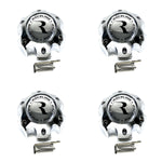 Raceline Wheels 311163 / PD-CAPSX-P981-6H2 Wheels Chrome Custom Wheel Center Caps (4 CAPS) 6 LUG