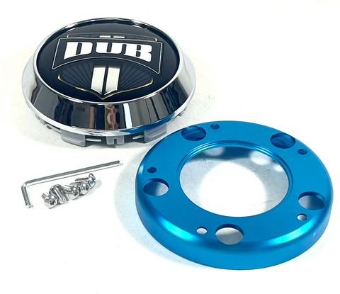 DUB Wheel Rim Sticker Spinner – Floating Dust Plate Cover Emblem – Badge Holder