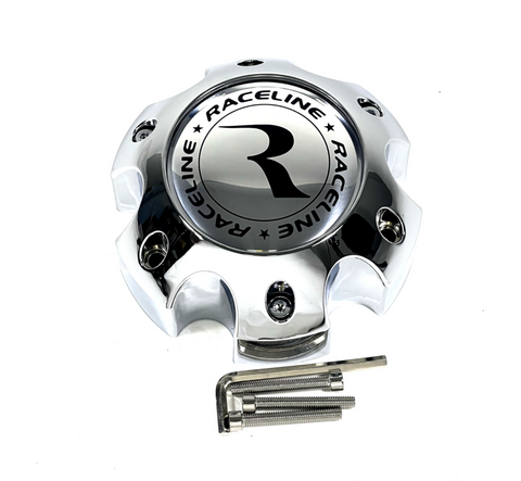 Raceline Wheels 311163 / PD-CAPSX-P981-6H2 Wheels Chrome Custom Wheel Center Caps (4 CAPS) 6 LUG