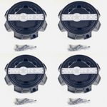 WORX / Ultra Motorsports Matte Black Wheel Center Cap 83182090F-1B A89-0087SB + SCREWS (4 CAPS)