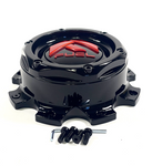 Fuel Offroad Wheels Gloss Black Red Logo Custom Wheel Center Cap # 1004-08GBQ (4 CAPS)