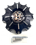 Ballistic Off-Road Wheel Center Cap Matte Black 8 Lug WX-11-CAP SGD0010 (4 CAPS) + SCREWS